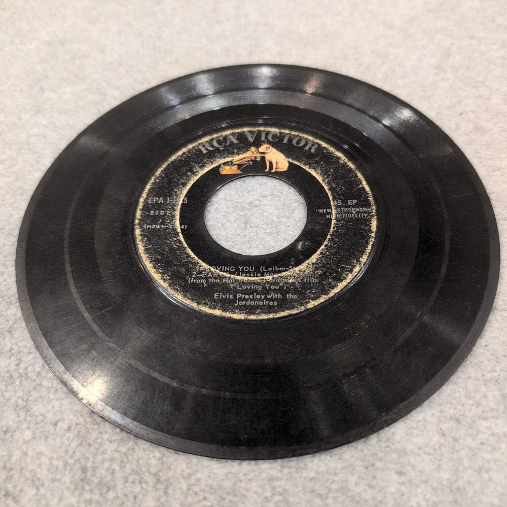 Elvis Presley Loving You EP 45 RPM RCA Victor EPA 1-1515 Teddy Bear True Love - Picture 4 of 4